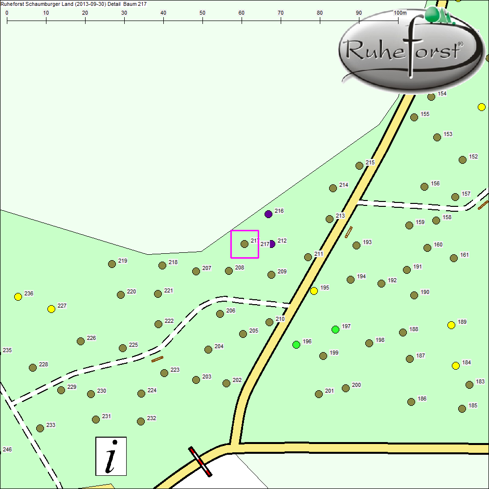 Detailkarte zu Baum 217